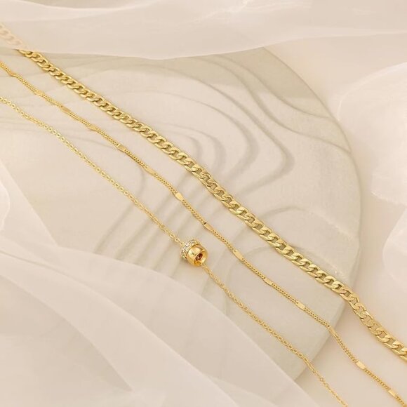 Hypoallergenic Layered Necklaces for Women - Stylish Gift for Any Occasion - Picture 6 of 7